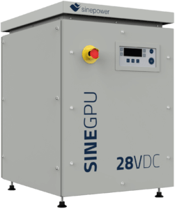 sinepower 28 vdc gpu civil aviation gpu